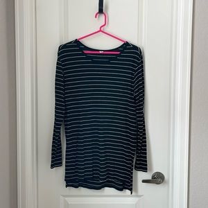 BP Black and White Long Sleeved Tee